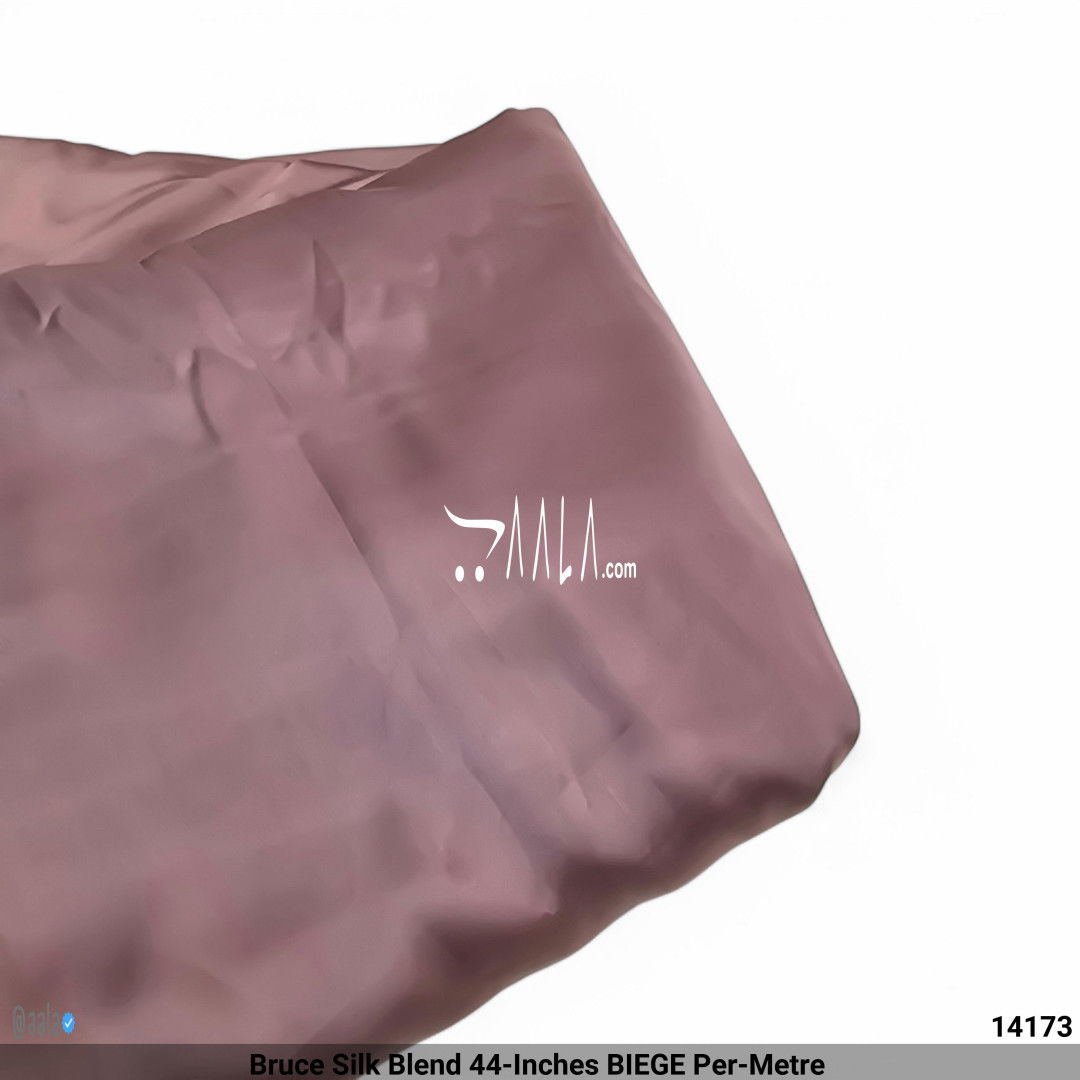 Bruce Silk Blend 44-Inches BIEGE Per-Metre #14173
