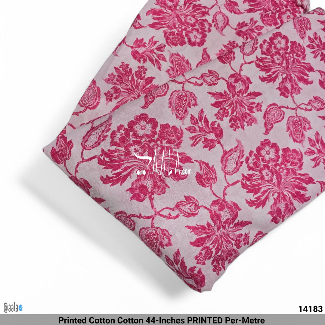 Printed Cotton Cotton 44-Inches PRINTED Per-Metre #14183