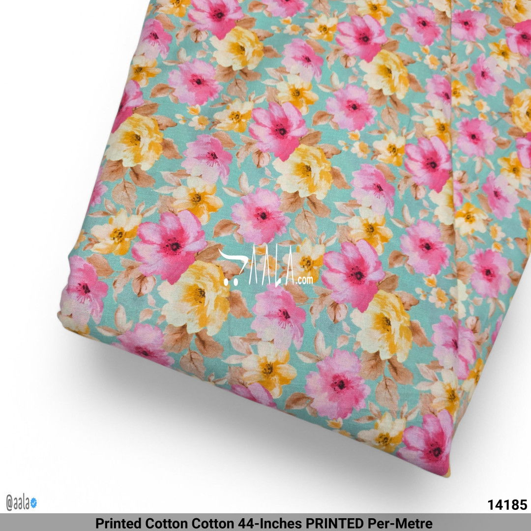 Printed Cotton Cotton 44-Inches PRINTED Per-Metre #14185