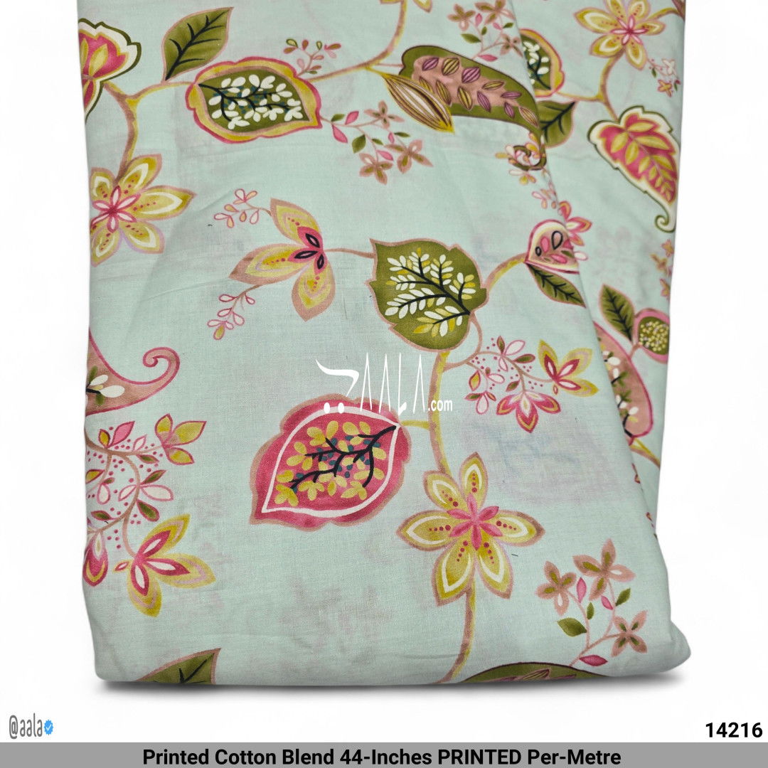 Printed Cotton Blend 44-Inches PRINTED Per-Metre #14216