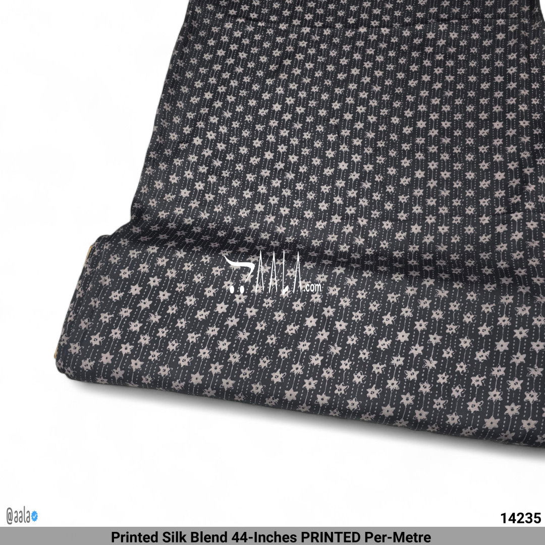 Printed Silk Blend 44-Inches PRINTED Per-Metre #14235