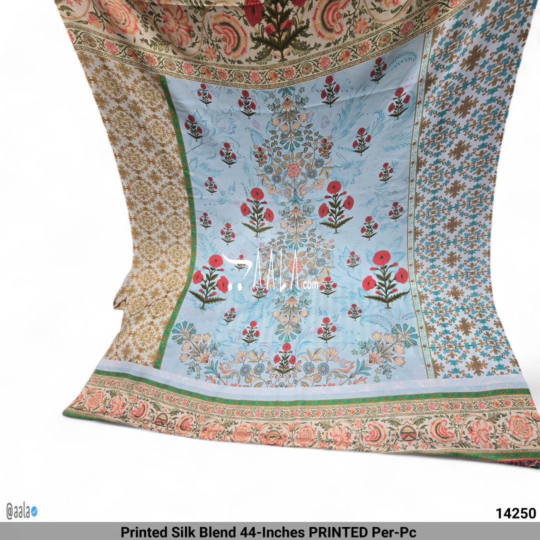 Printed Silk Blend 44-Inches PRINTED Per-Pc #14250