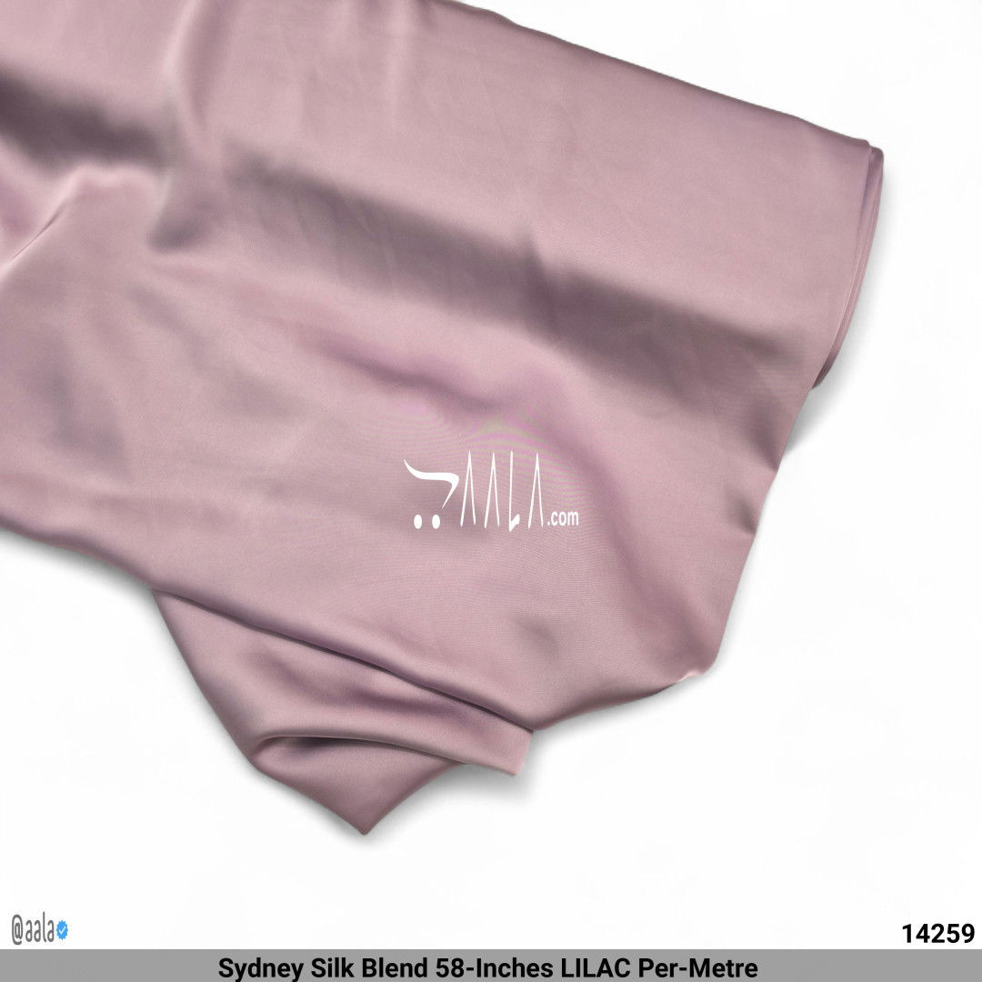 Sydney Silk Blend 58-Inches LILAC Per-Metre 