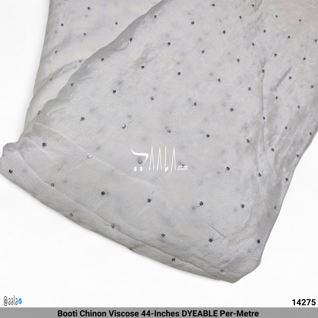 Booti Chinon Viscose 44-Inches DYEABLE Per-Metre #14275