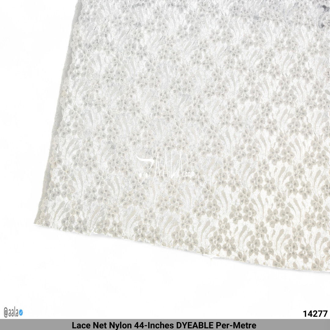 Lace Net Nylon 44-Inches DYEABLE Per-Metre #14277