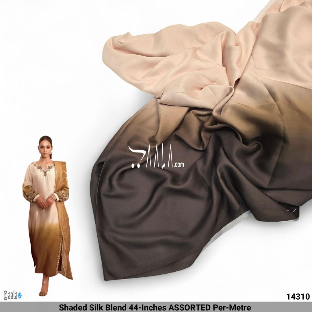 Shaded Silk Blend 44-Inches ASSORTED Per-Metre 