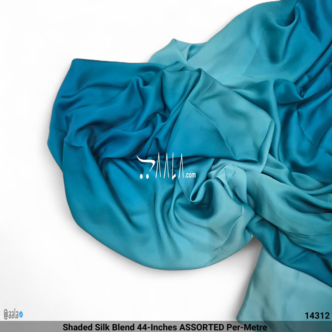 Shaded Silk Blend 44-Inches ASSORTED Per-Metre 