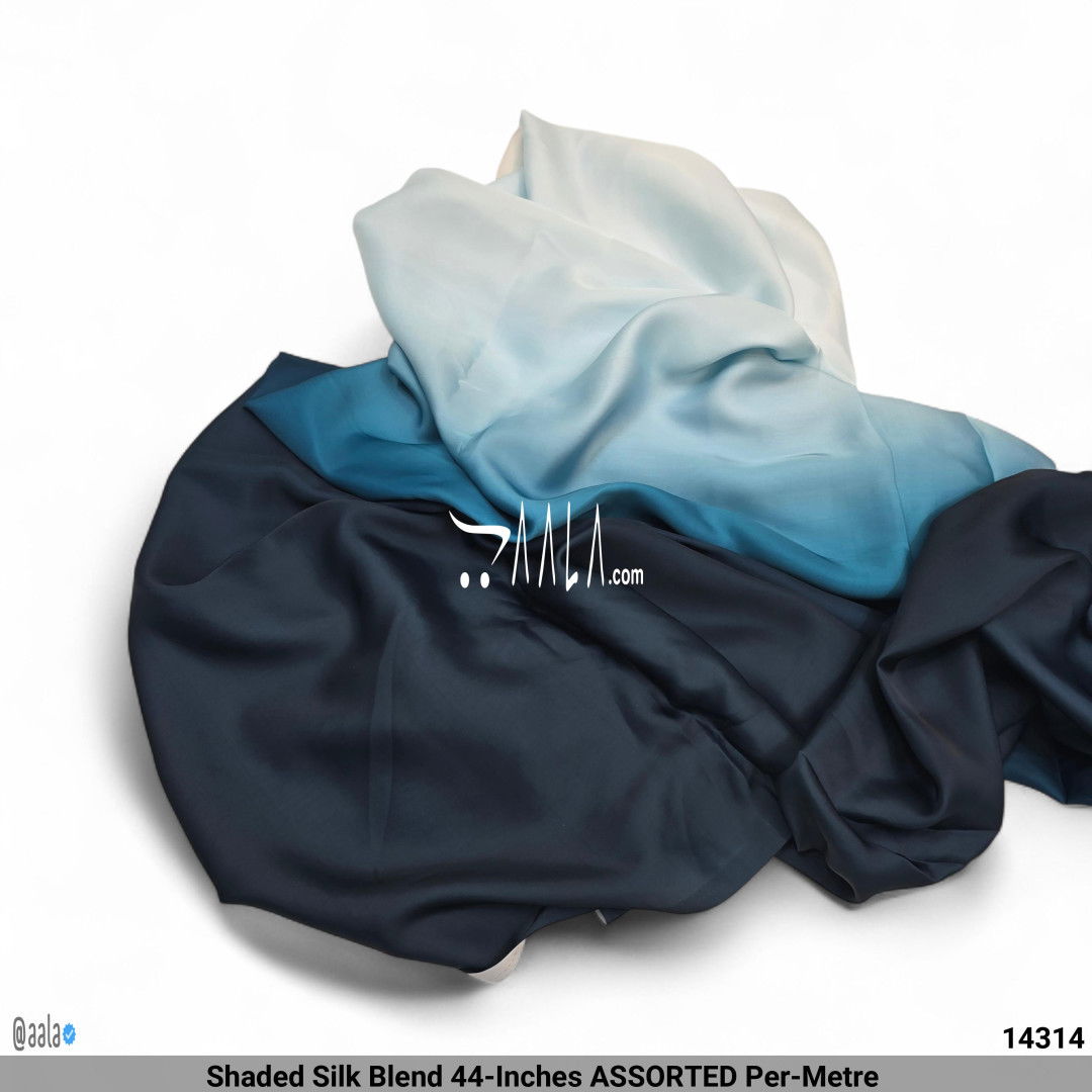 Shaded Silk Blend 44-Inches ASSORTED Per-Metre #14314