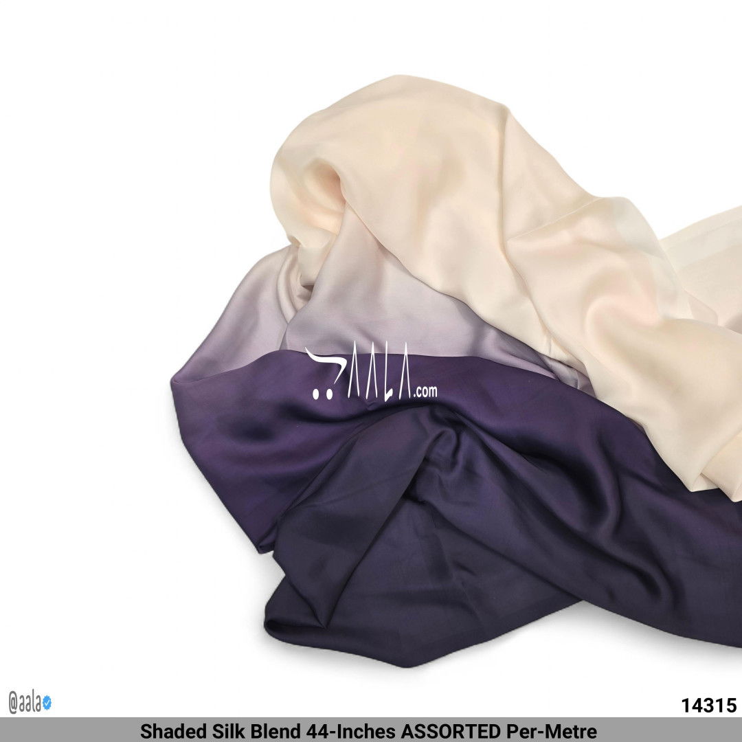 Shaded Silk Blend 44-Inches ASSORTED Per-Metre #14315