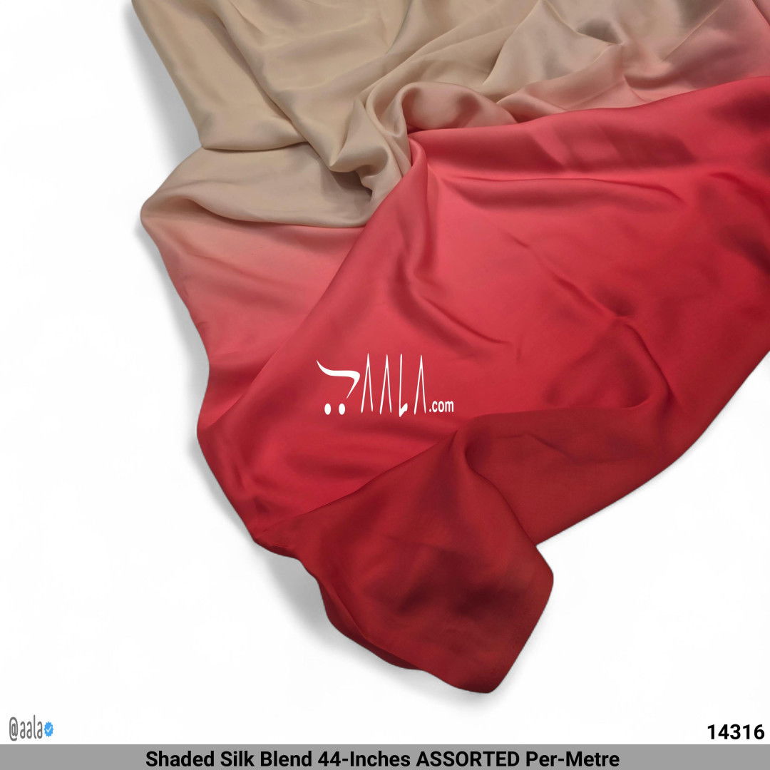 Shaded Silk Blend 44-Inches ASSORTED Per-Metre #14316