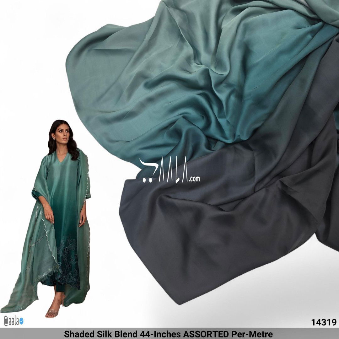 Shaded Silk Blend 44-Inches ASSORTED Per-Metre #14319