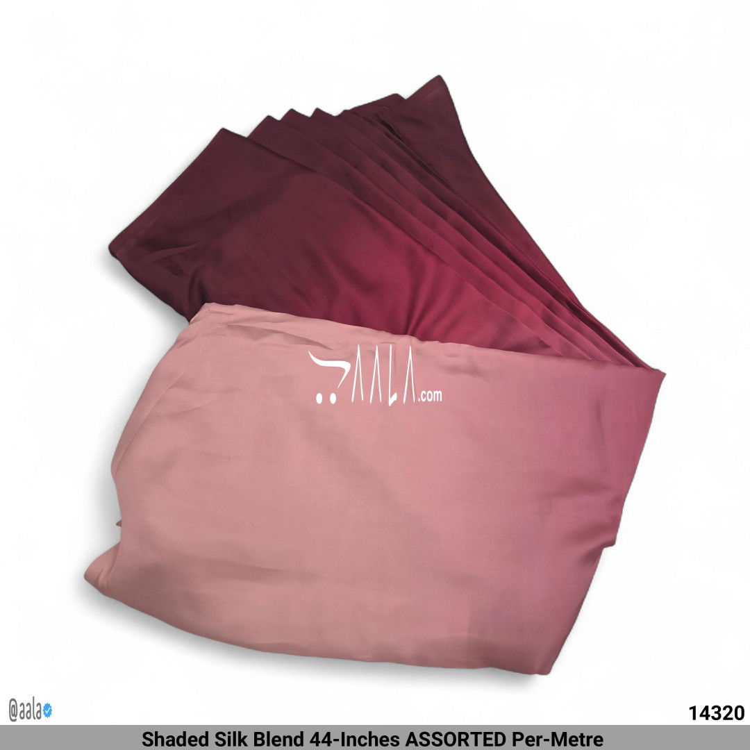 Shaded Silk Blend 44-Inches ASSORTED Per-Metre #14320