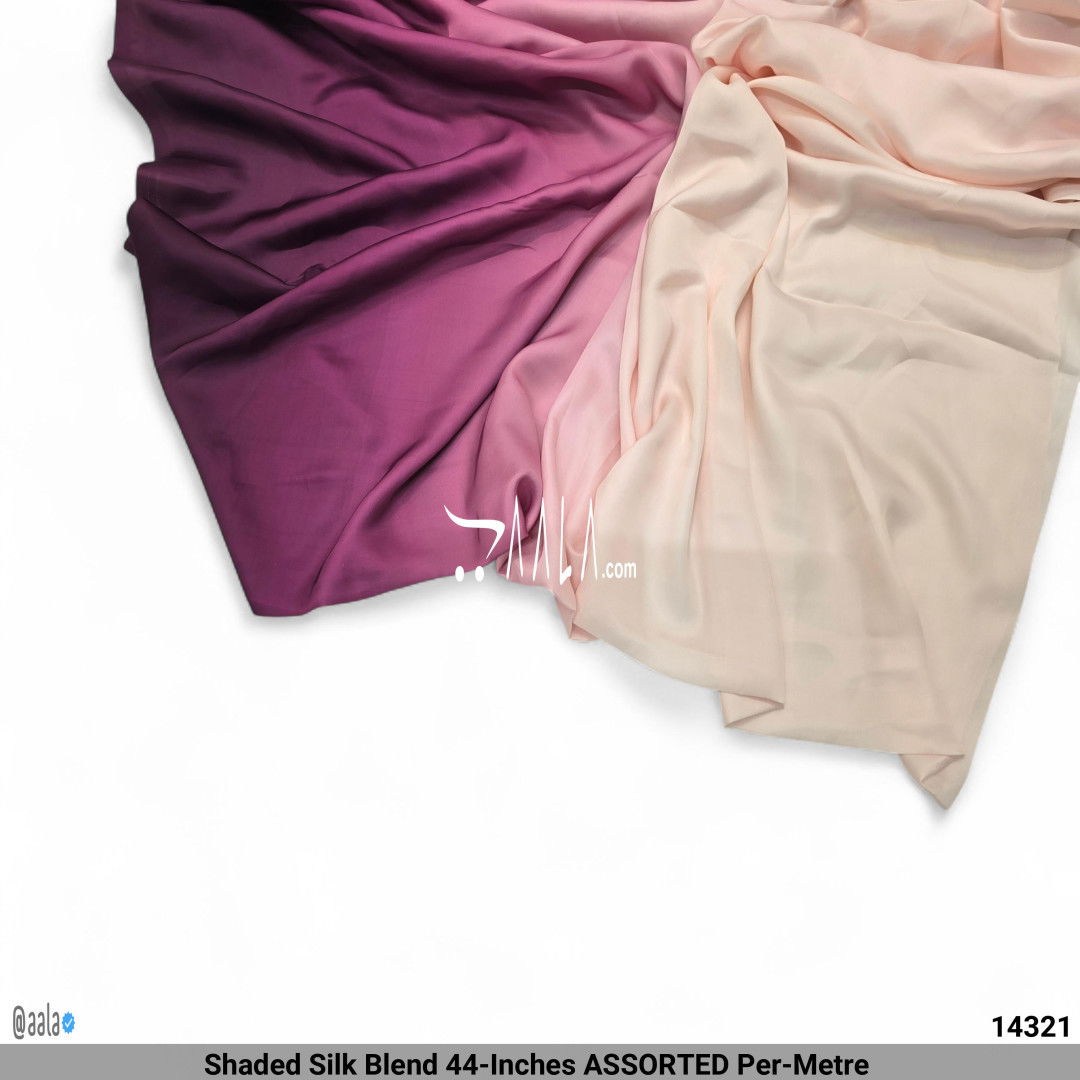 Shaded Silk Blend 44-Inches ASSORTED Per-Metre #14321