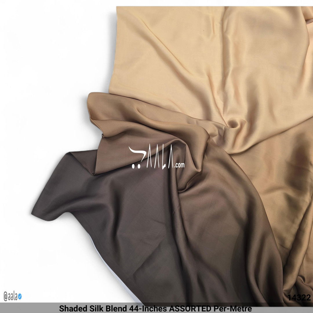 Shaded Silk Blend 44-Inches ASSORTED Per-Metre #14322