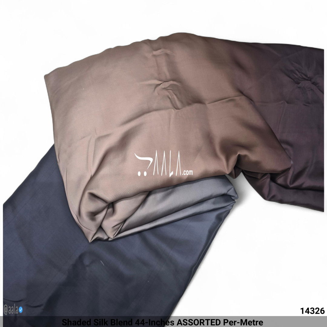 Shaded Silk Blend 44-Inches ASSORTED Per-Metre #14326