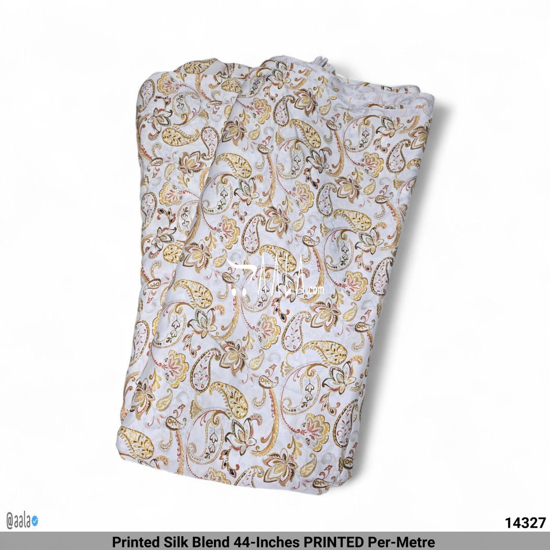 Printed Silk Blend 44-Inches PRINTED Per-Metre #14327