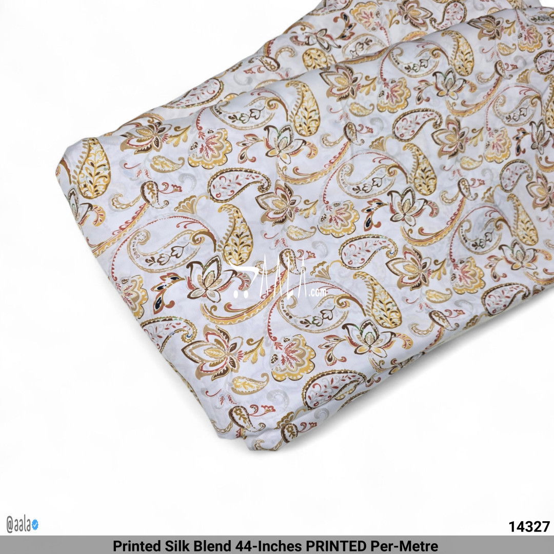 Printed Silk Blend 44-Inches PRINTED Per-Metre #14327