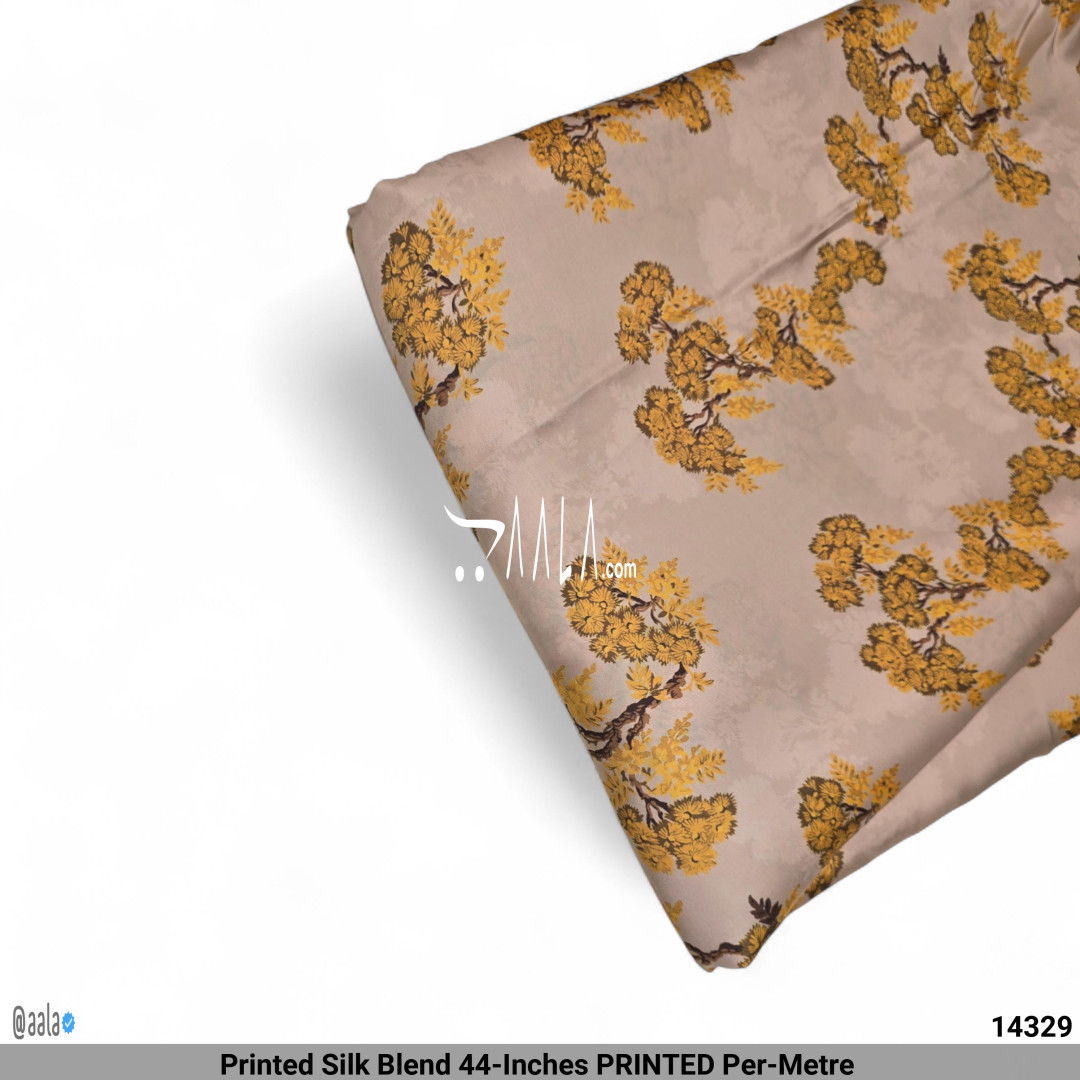 Printed Silk Blend 44-Inches PRINTED Per-Metre #14329