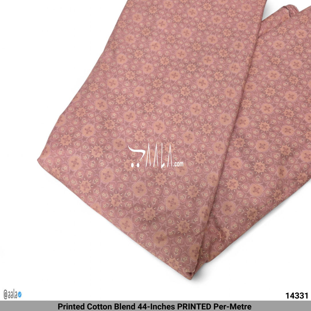 Printed Cotton Blend 44-Inches PRINTED Per-Metre #14331