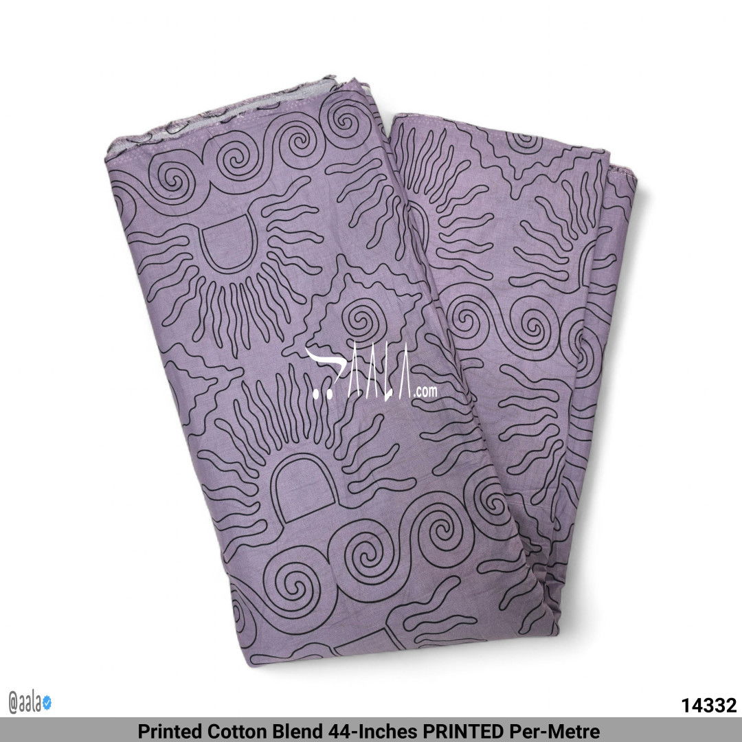Printed Cotton Blend 44-Inches PRINTED Per-Metre #14332