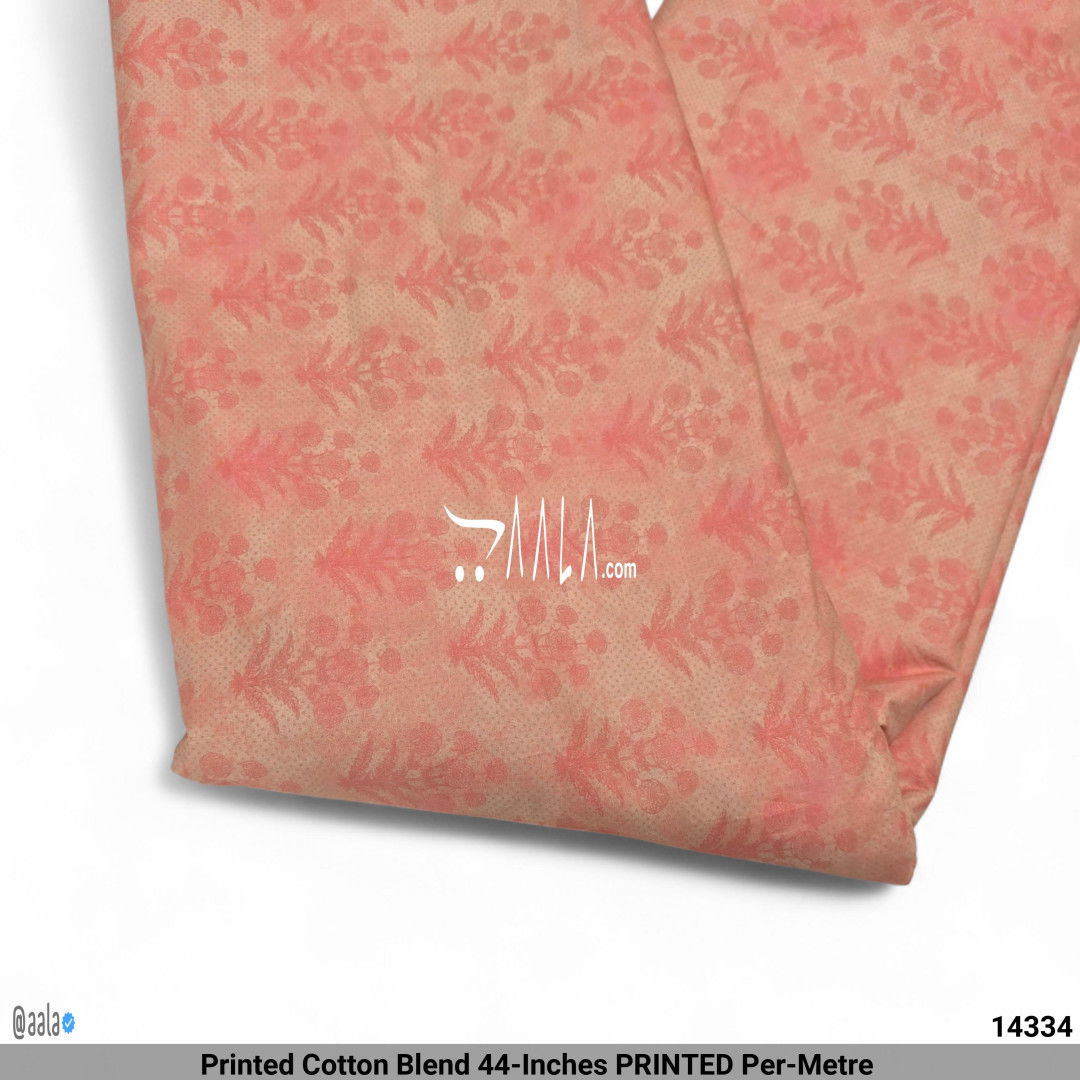 Printed Cotton Blend 44-Inches PRINTED Per-Metre #14334