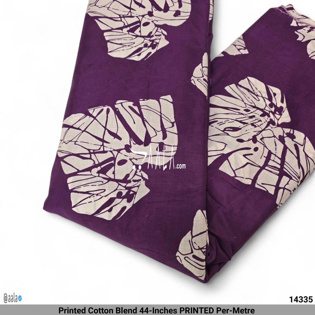 Printed Cotton Blend 44-Inches PRINTED Per-Metre #14335