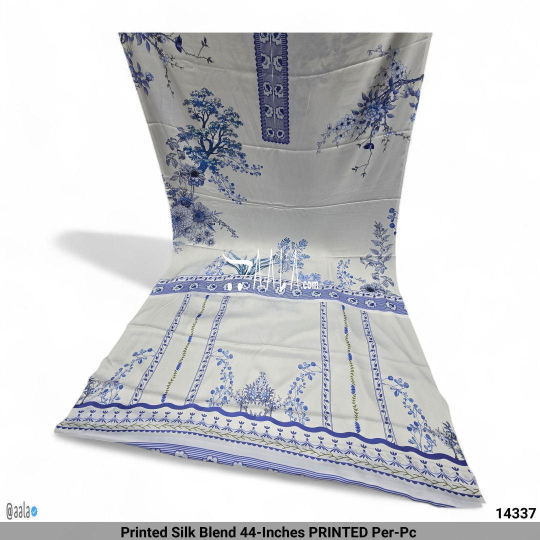Printed Silk Blend 44-Inches PRINTED Per-Pc #14337