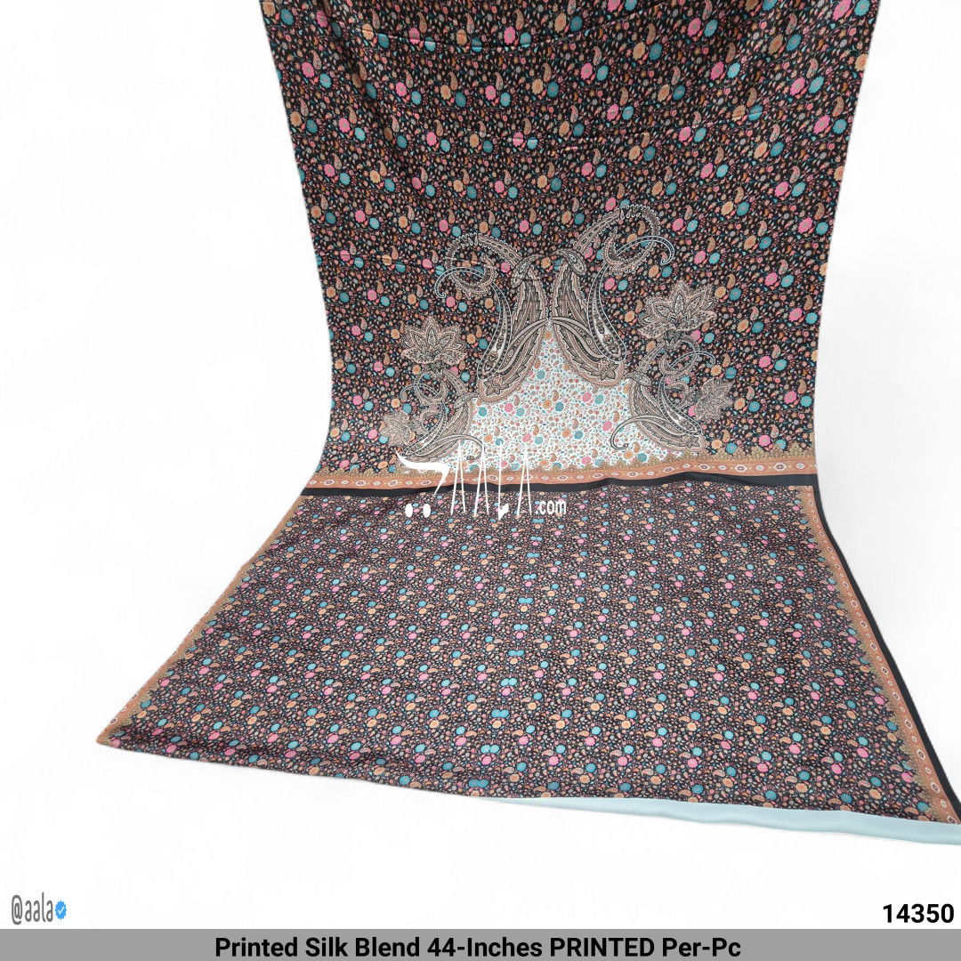 Printed Silk Blend 44-Inches PRINTED Per-Pc #14350