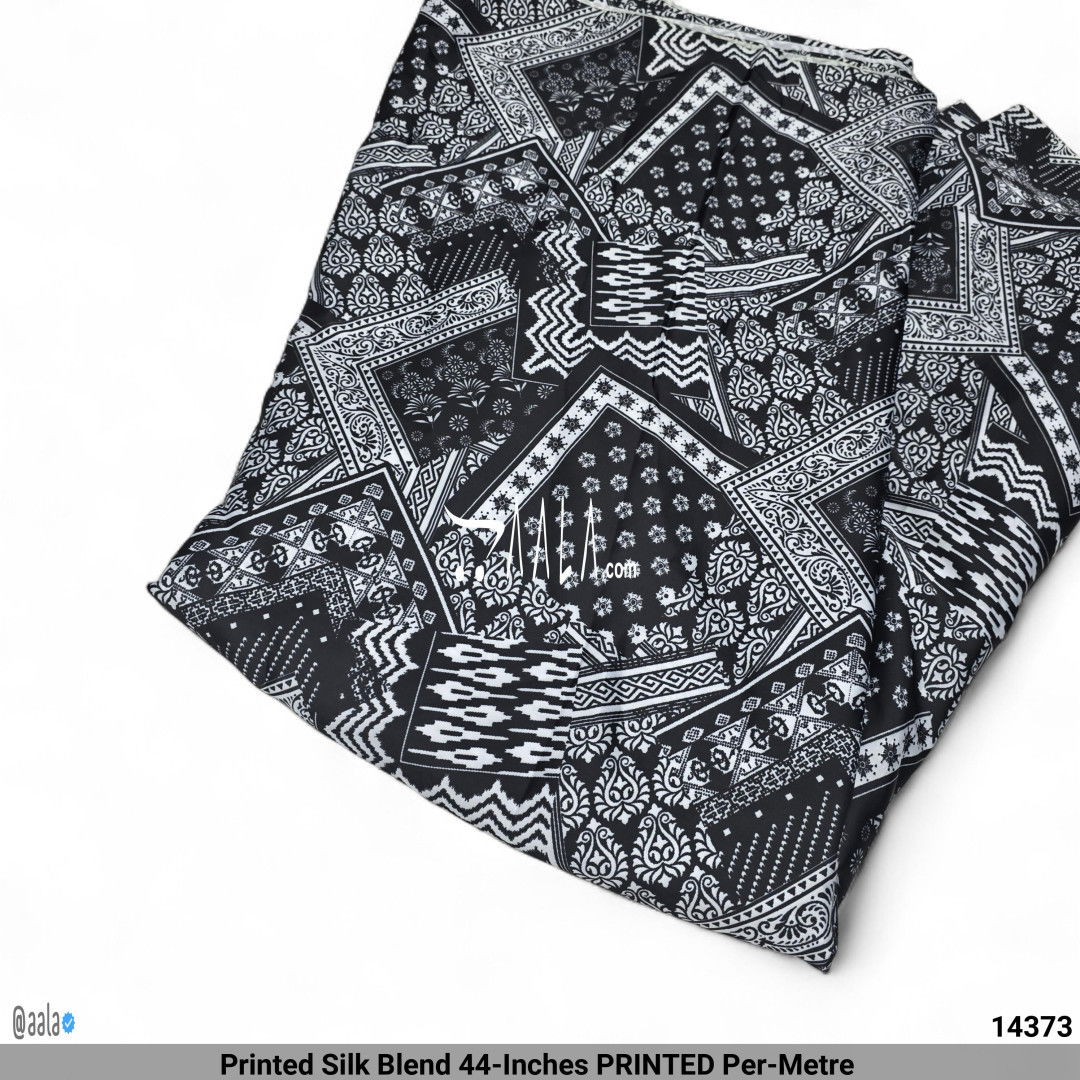 Printed Silk Blend 44-Inches PRINTED Per-Metre #14373