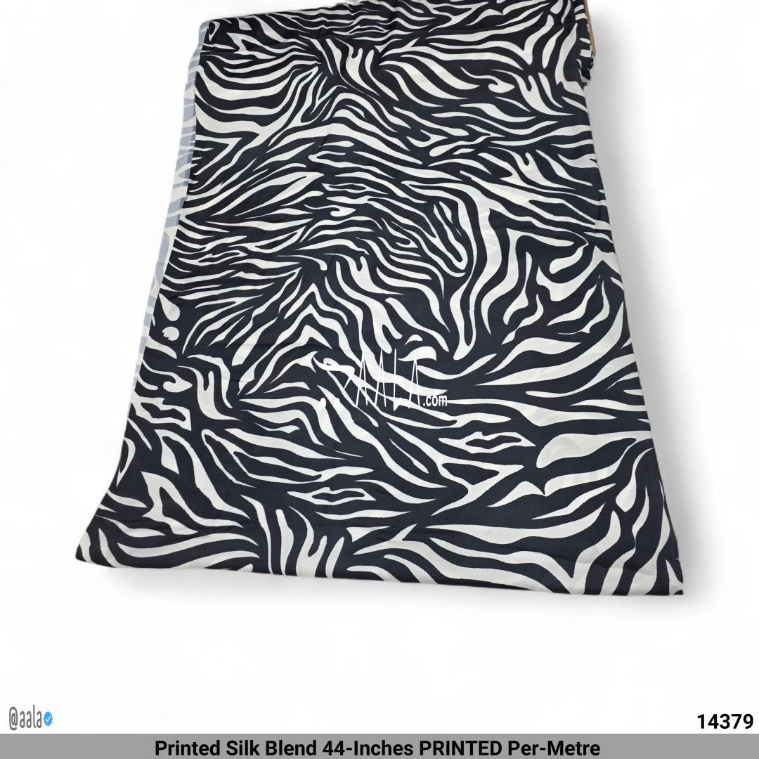 Printed Silk Blend 44-Inches PRINTED Per-Metre #14379