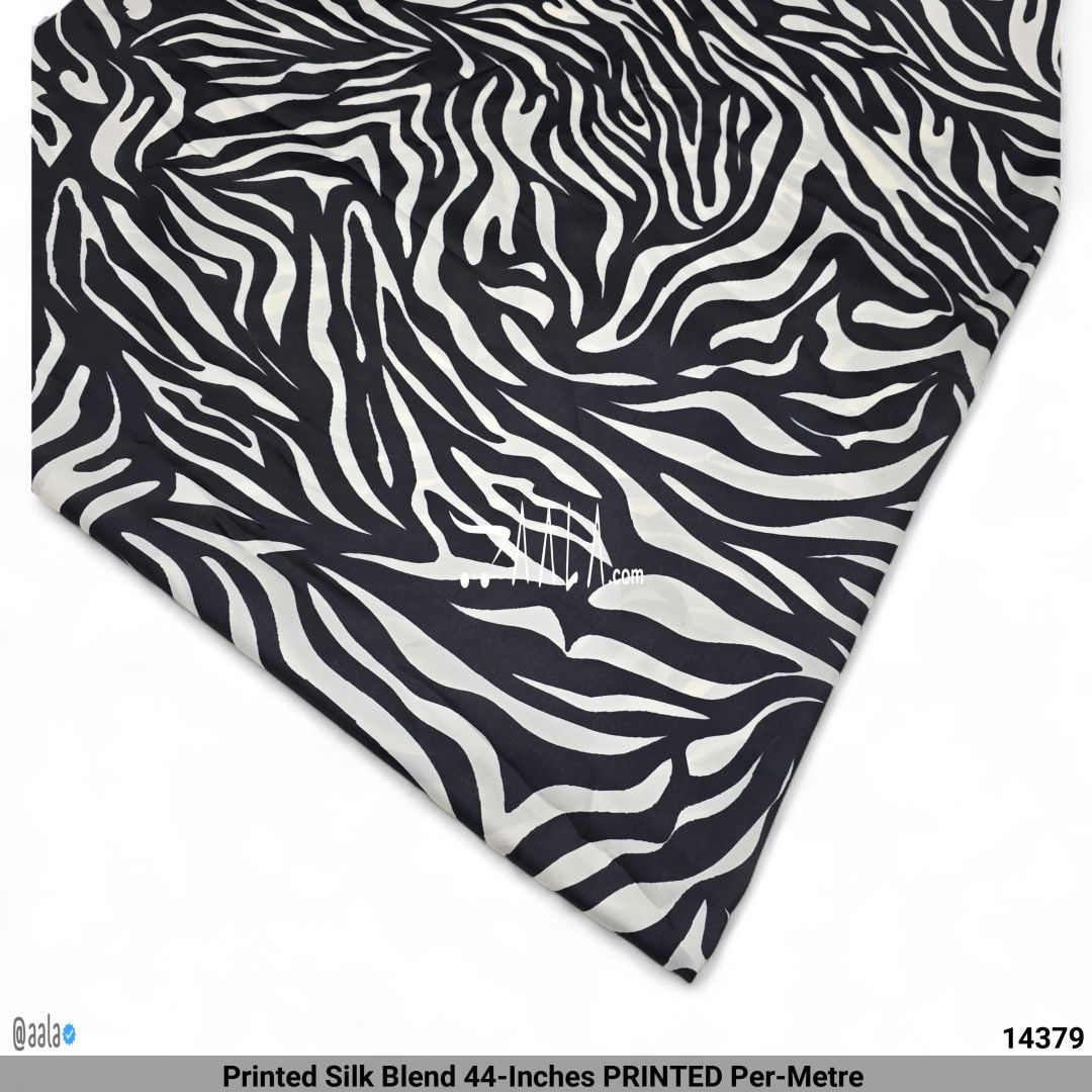 Printed Silk Blend 44-Inches PRINTED Per-Metre #14379