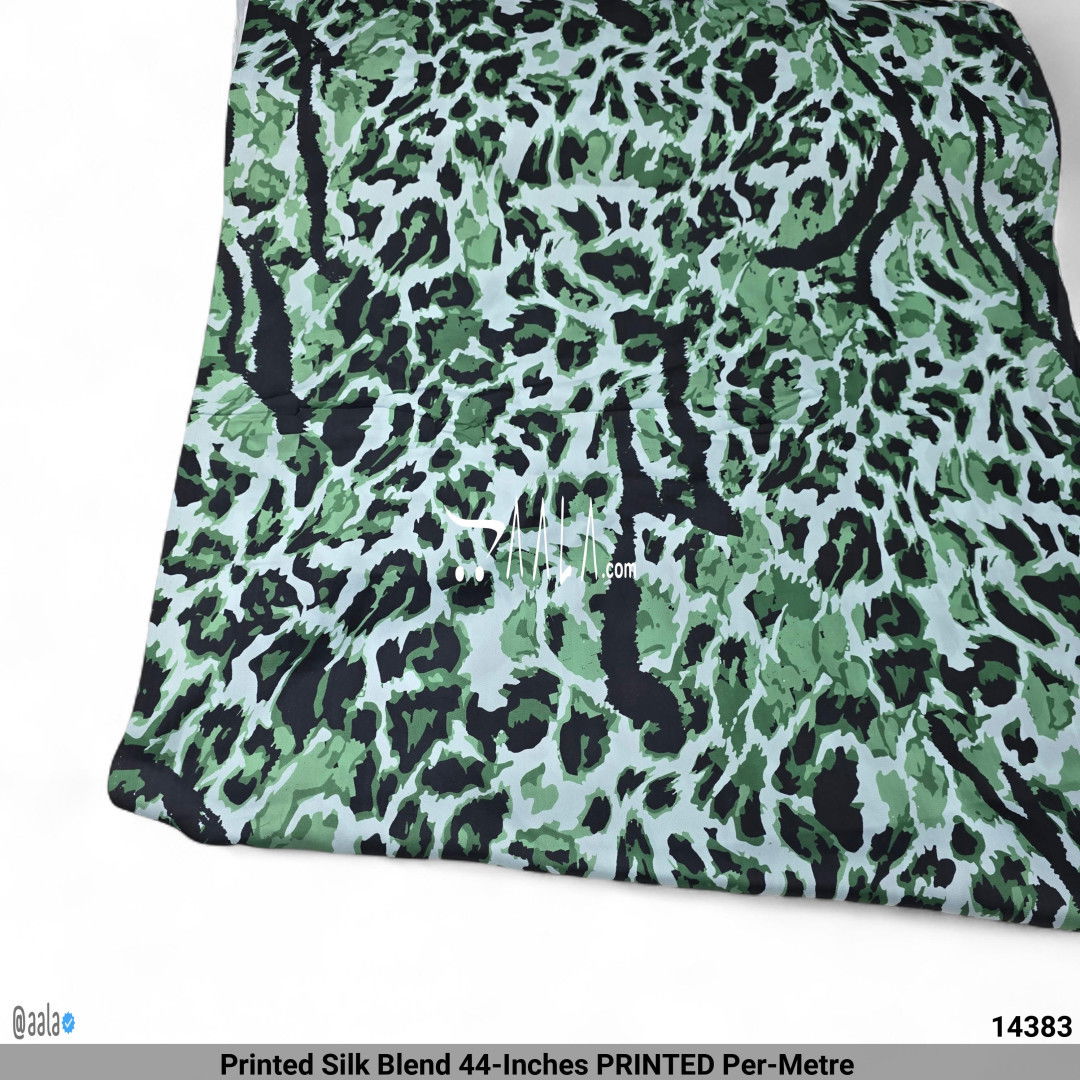 Printed Silk Blend 44-Inches PRINTED Per-Metre #14383