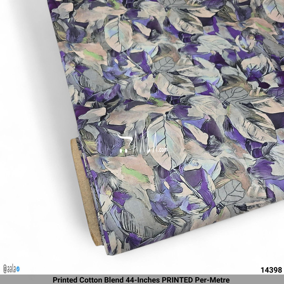 Printed Cotton Blend 44-Inches PRINTED Per-Metre #14398
