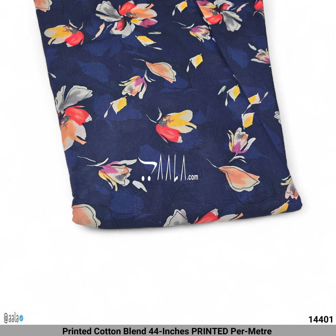 Printed Cotton Blend 44-Inches PRINTED Per-Metre #14401