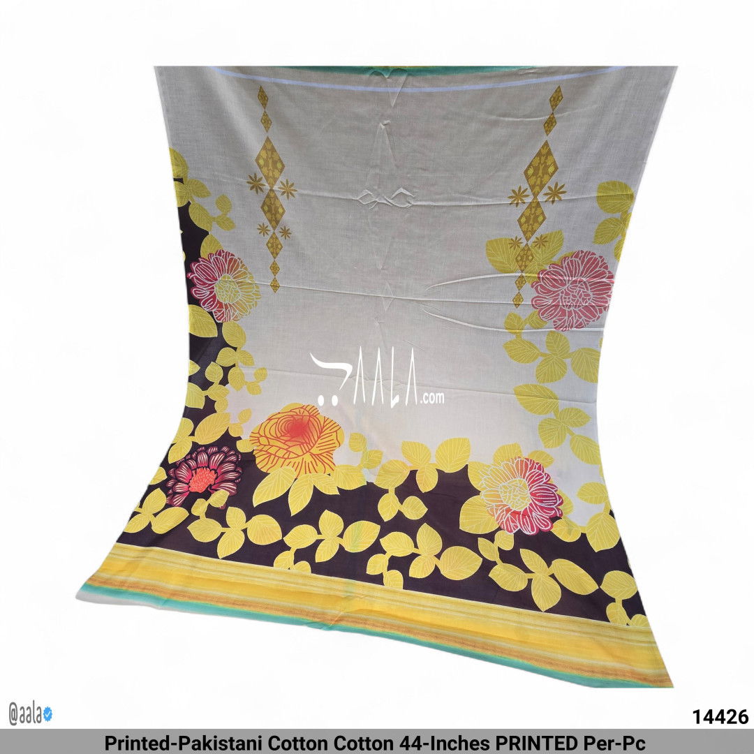 Printed-Pakistani Cotton Cotton 44-Inches PRINTED Per-Pc #14426