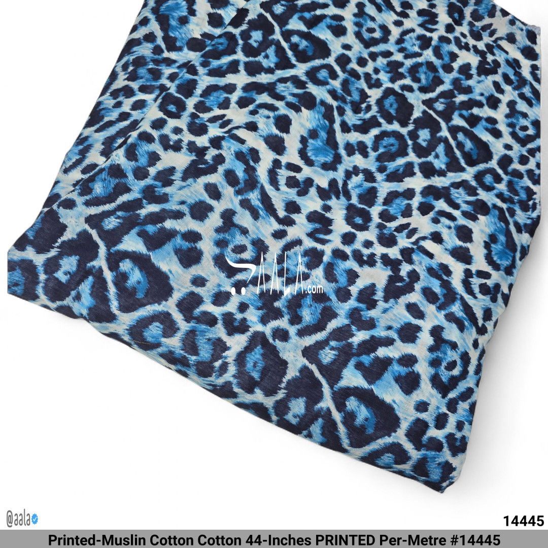 Printed-Muslin Cotton Cotton 44-Inches PRINTED Per-Metre #14445
