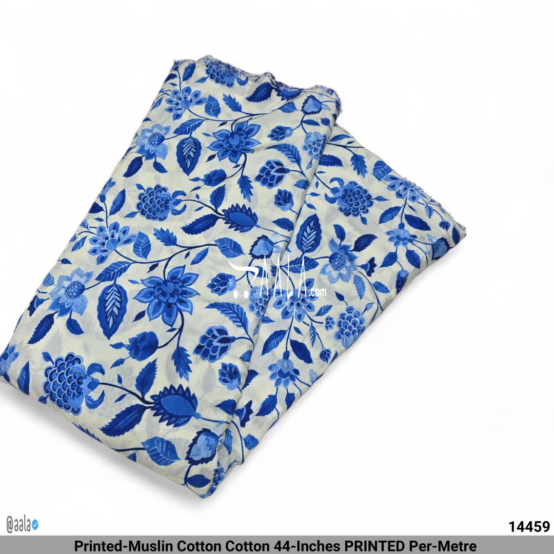Printed-Muslin Cotton Cotton 44-Inches PRINTED Per-Metre 