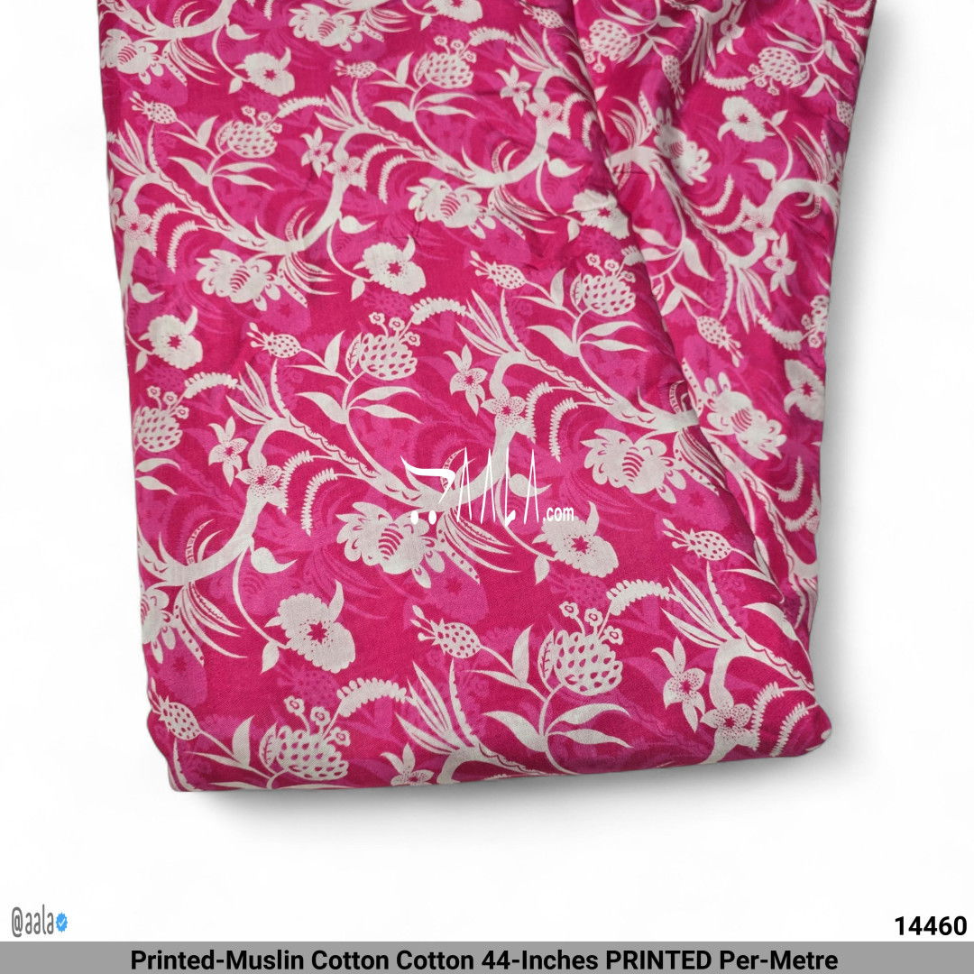 Printed-Muslin Cotton Cotton 44-Inches PRINTED Per-Metre 