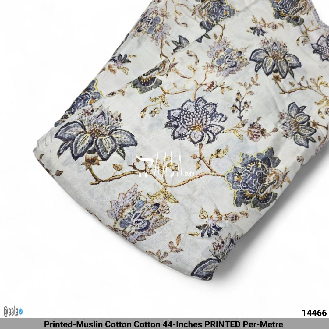 Printed-Muslin Cotton Cotton 44-Inches PRINTED Per-Metre 