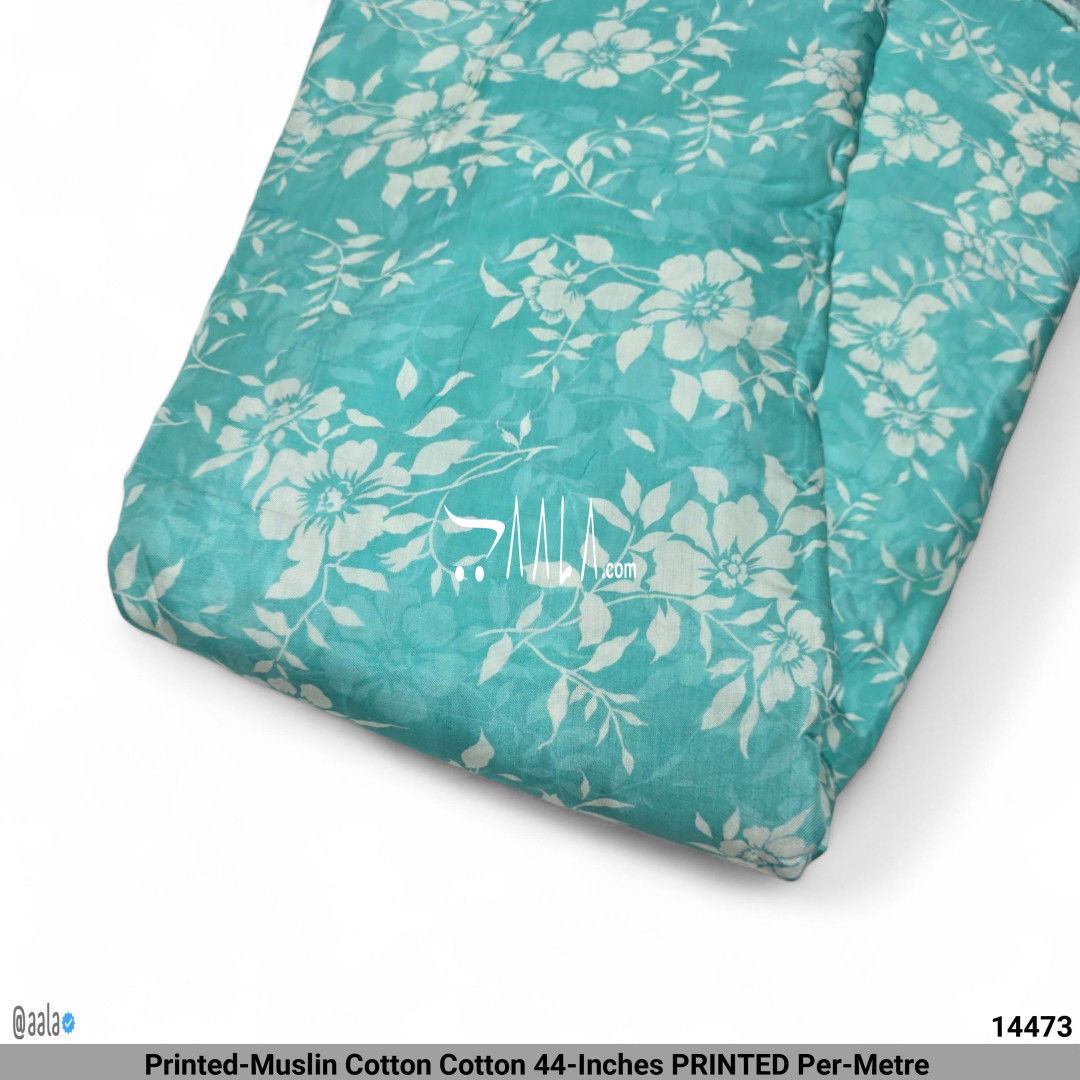 Printed-Muslin Cotton Cotton 44-Inches PRINTED Per-Metre 