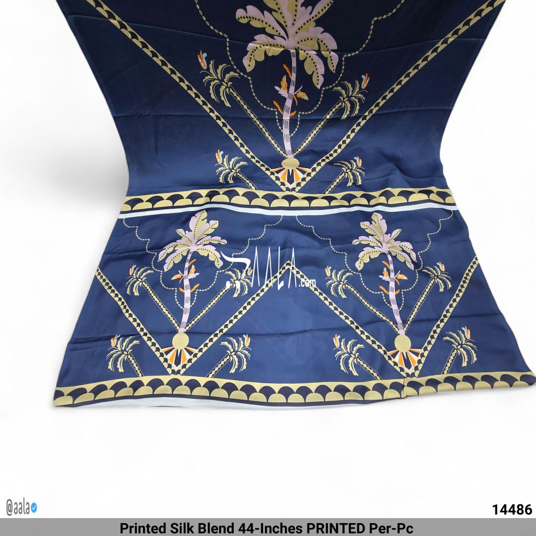 Printed Silk Blend 44-Inches PRINTED Per-Pc 
