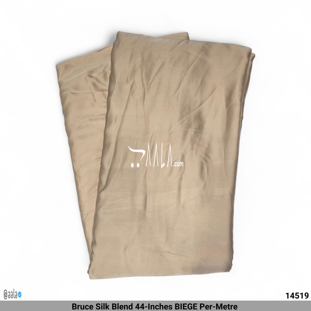 Bruce Silk Blend 44-Inches BIEGE Per-Metre 