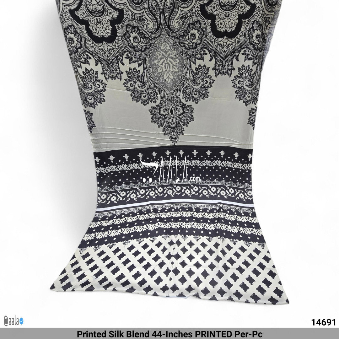 Printed Silk Blend 44-Inches PRINTED Per-Pc