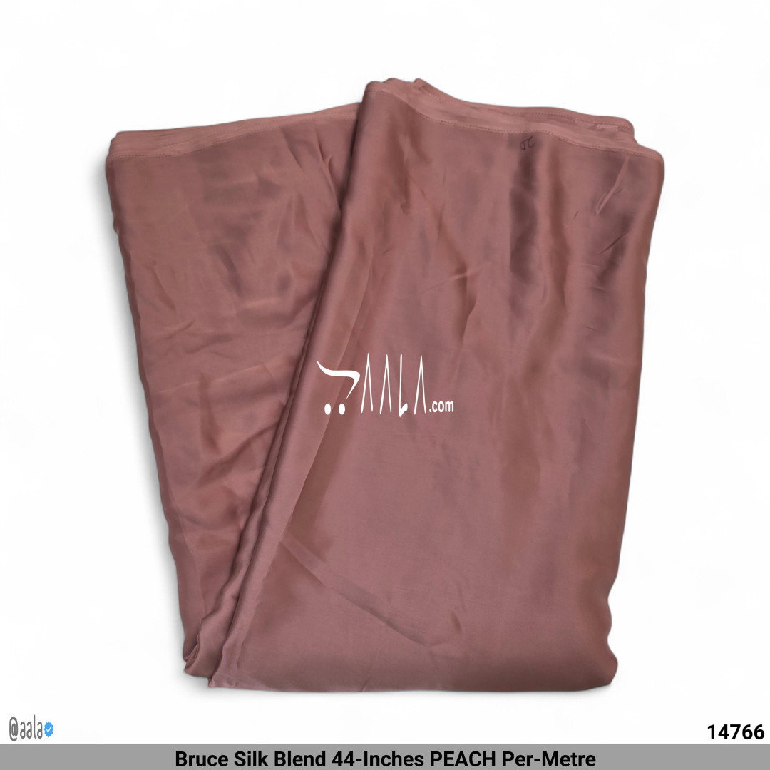 Bruce Silk Blend 44-Inches PEACH Per-Metre