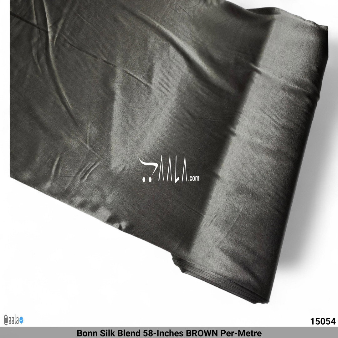 Bonn Silk Blend 58-Inches BROWN Per-Metre