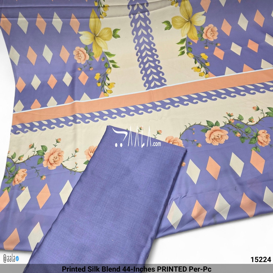 Printed Silk Blend 44-Inches PRINTED Per-Pc