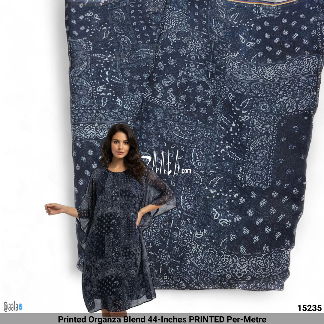 Printed Organza Blend 44-Inches PRINTED Per-Metre