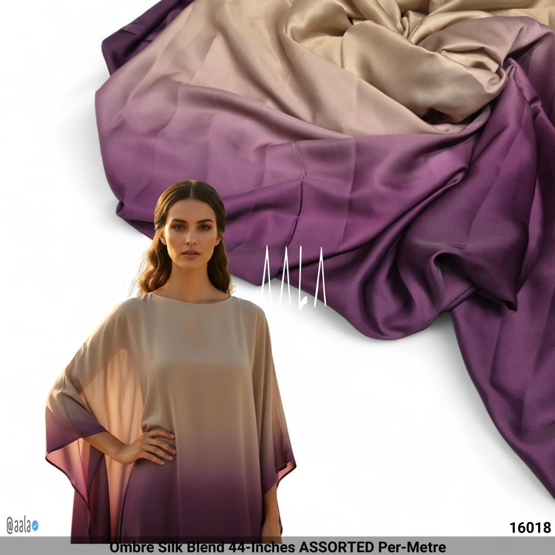 Ombre Silk Blend 44-Inches ASSORTED Per-Metre