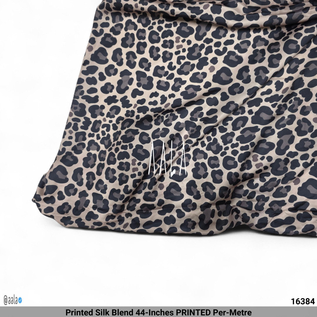 Printed Silk Blend 44-Inches PRINTED Per-Metre