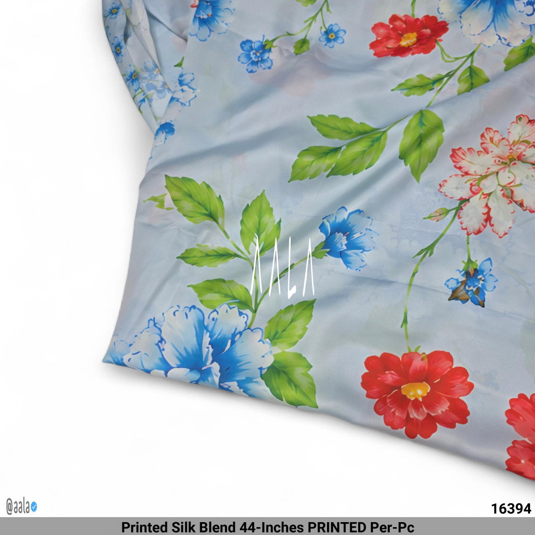 Printed Silk Blend 44-Inches PRINTED Per-Pc